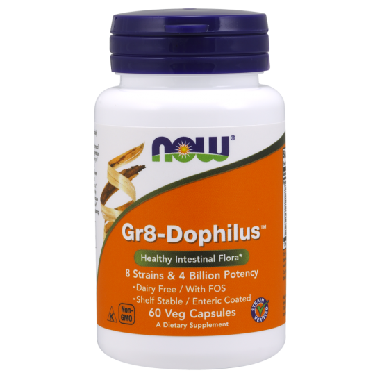 Now Foods Gr8 Dophilus 60 Veg Capsules